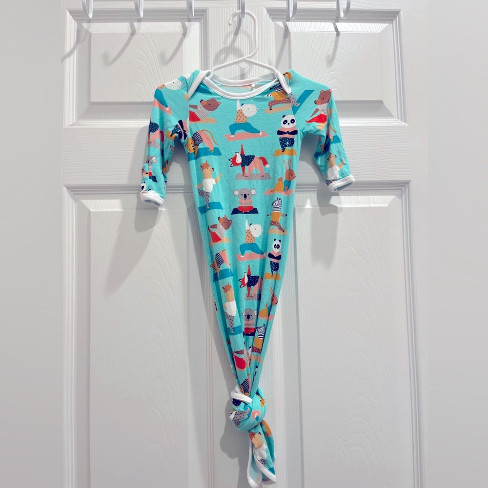 Little Sleepies Newborn Knotted Gown